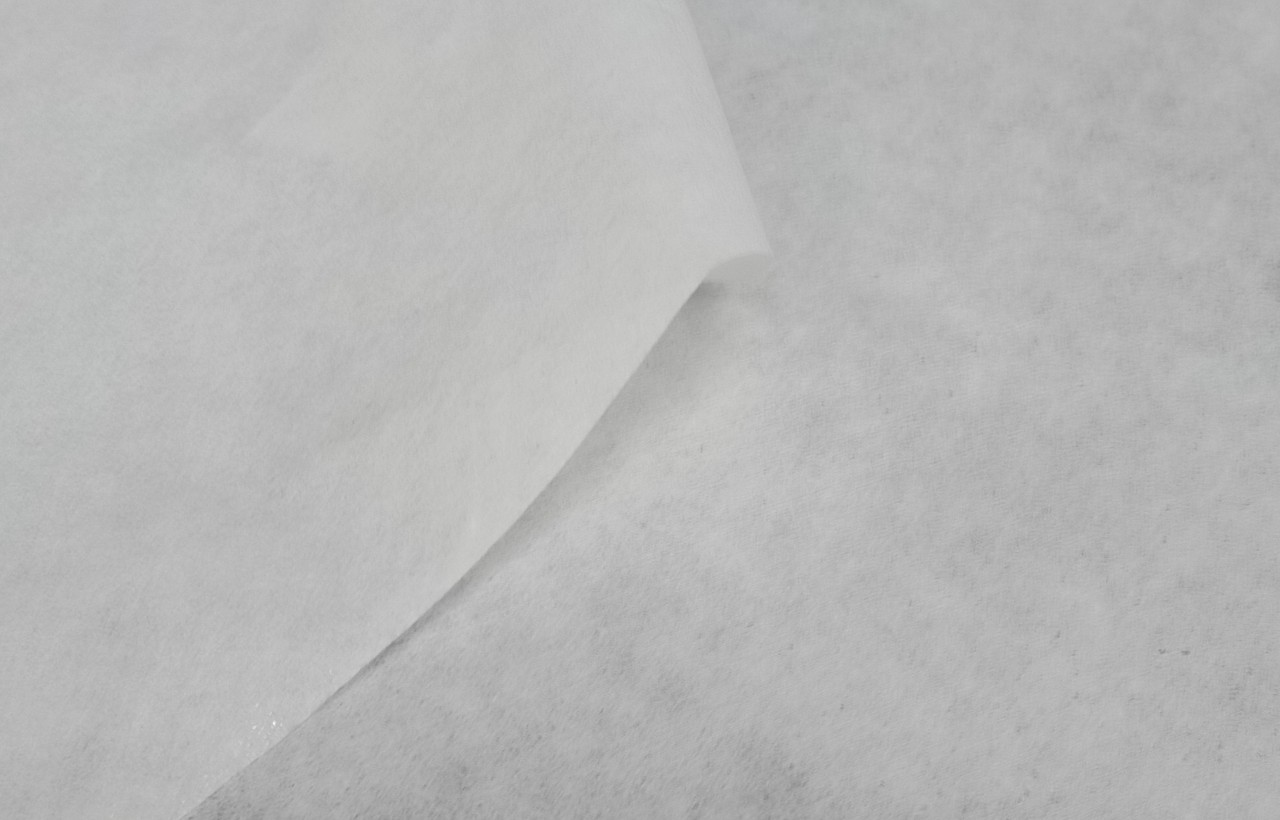 Entretela de tejido no tejido termoadhesiva a dos caras fina blanca – 60  gr./m2 - Tntex